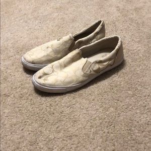 Coach slip ons sz 71/2